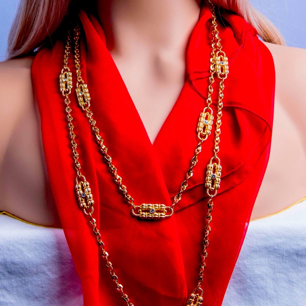 Gold Paperclip Necklace